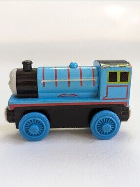Vintage Thomas Wooden Railway EDWARD Blue Engine